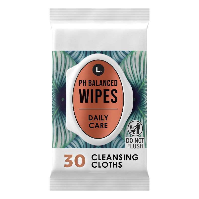 slide 1 of 1, L . Fragrance Free pH Balanced Wipes - 30ct, 30 ct