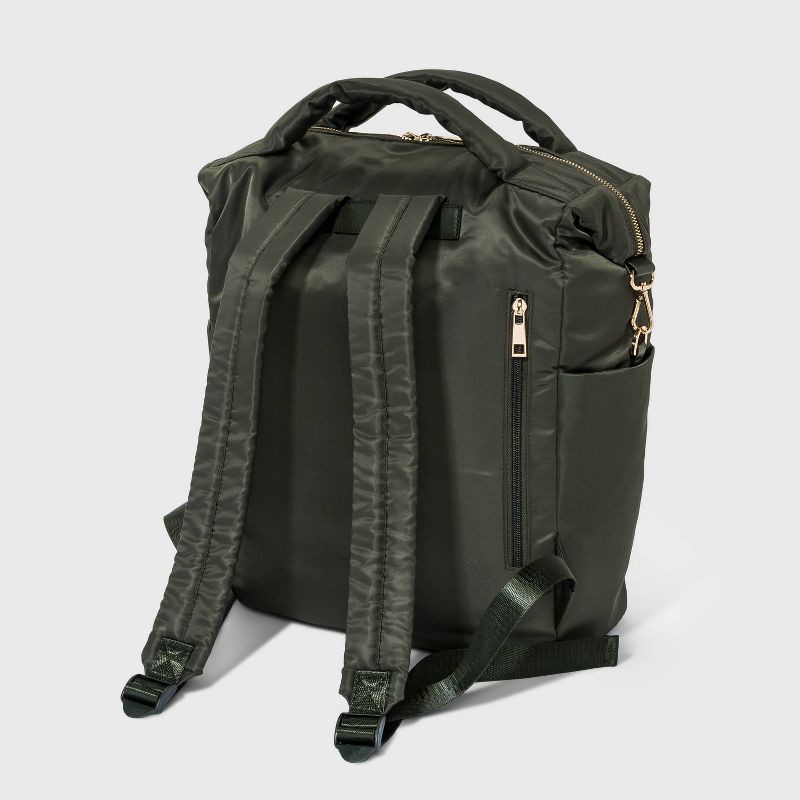 slide 3 of 4, 16.25" Athleisure Square Backpack - A New Day™ Green, 1 ct