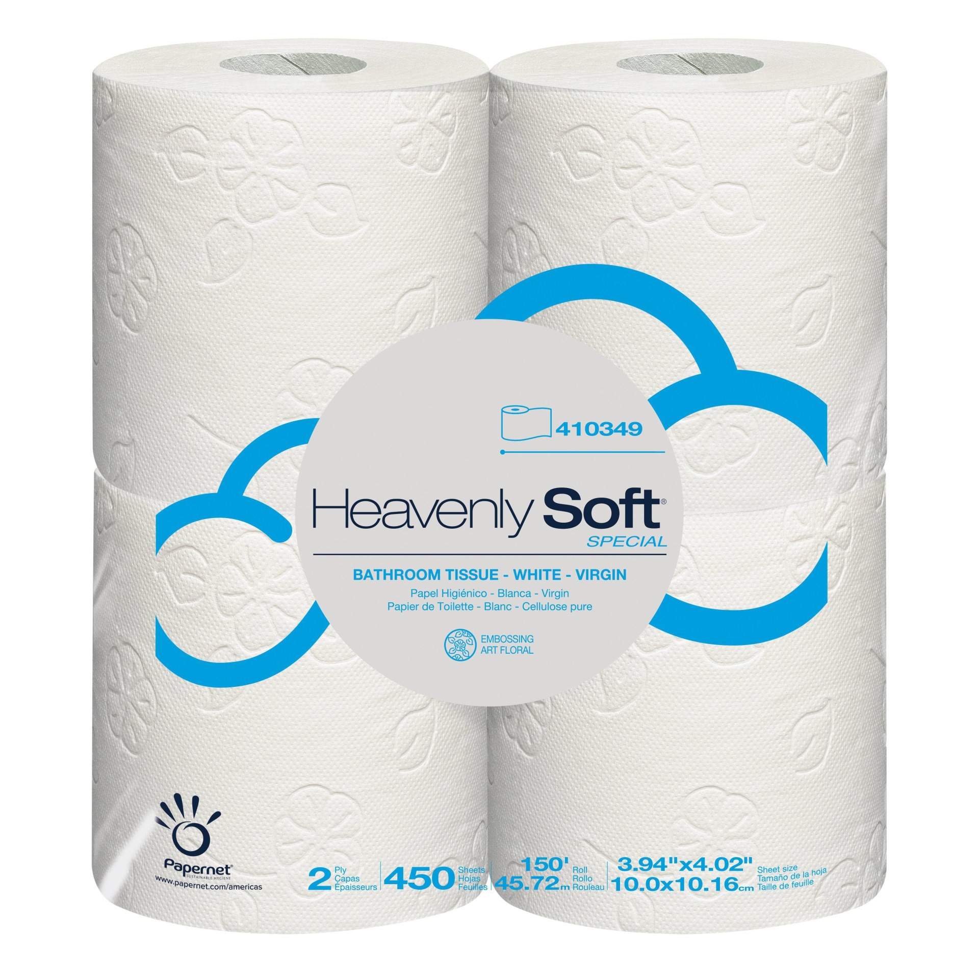 slide 1 of 1, Heavenly Toilet Paper, 4 ct