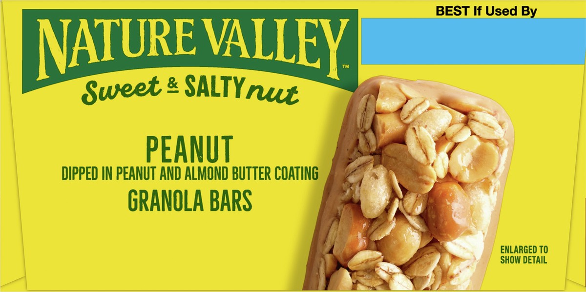 slide 8 of 13, Nature Valley Sweet and Salty Granola Bars, Peanut, 16 Bars, 19.7 OZ, 16 ct