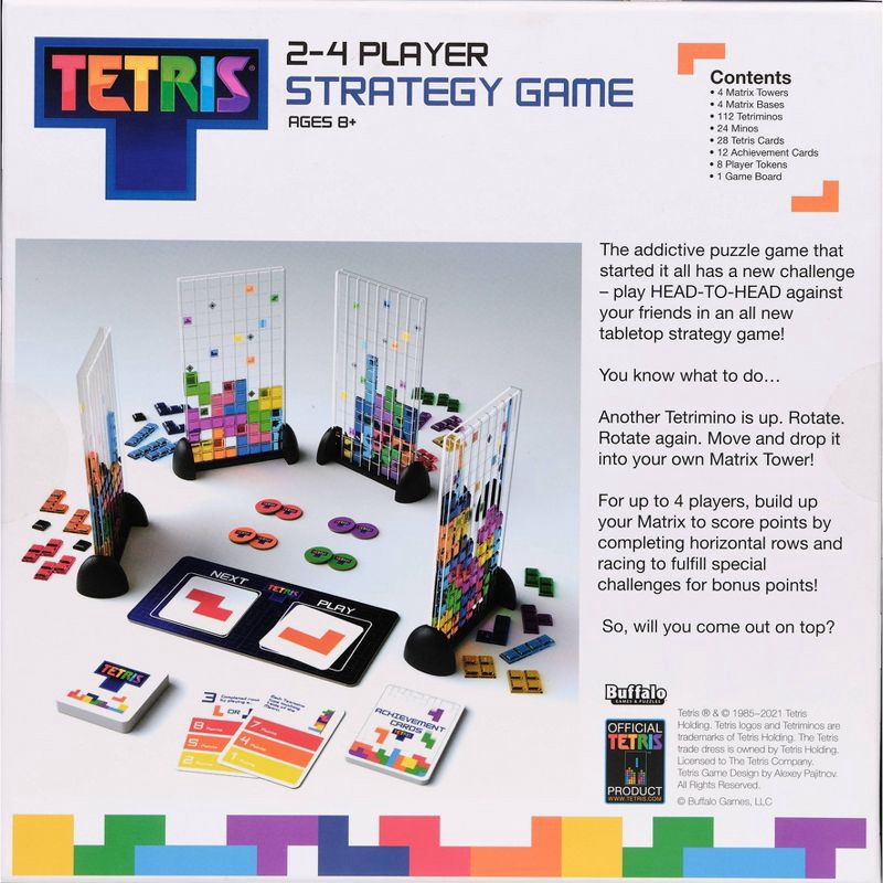 slide 4 of 11, Buffalo Games Tetris Head-To-Head Multiplayer Strategy Game, 1 ct