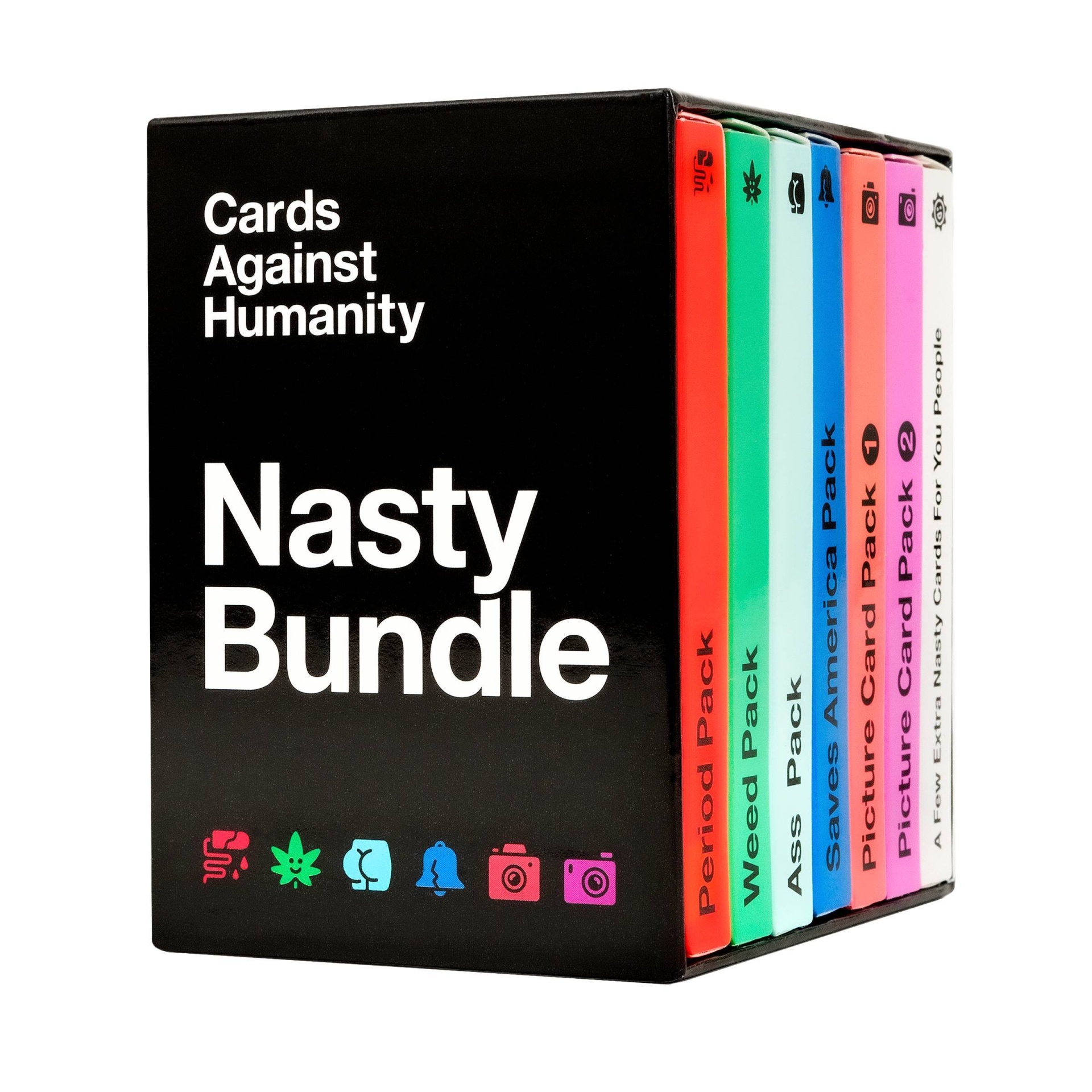 slide 1 of 5, Cards Against Humanity Game Nasty Bundle, 1 ct