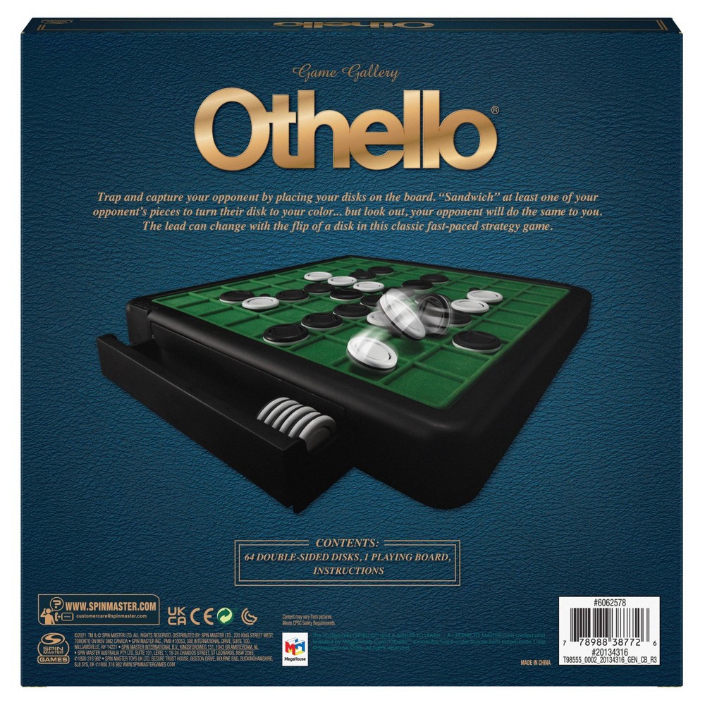 Spin Master Games Game Gallery Othello Classic Board Game 1 ct Shipt