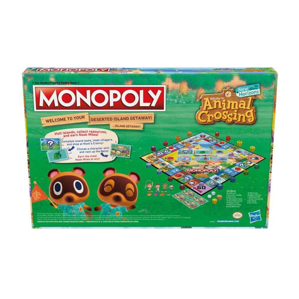 slide 2 of 3, Monopoly Animal Crossing New Horizons Game, 1 ct