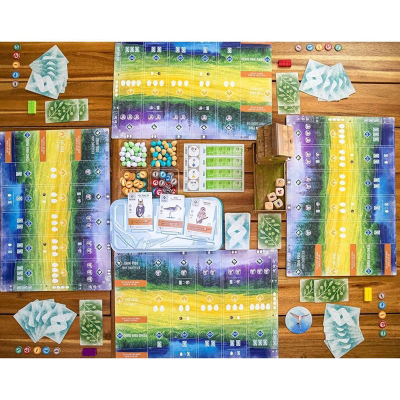 slide 6 of 6, Stonemaier Games Stonemaier Wingspan with Swift Start Game Pack: Strategy Board Game for 1-5 Players, Includes Dice & Tokens, 1 ct