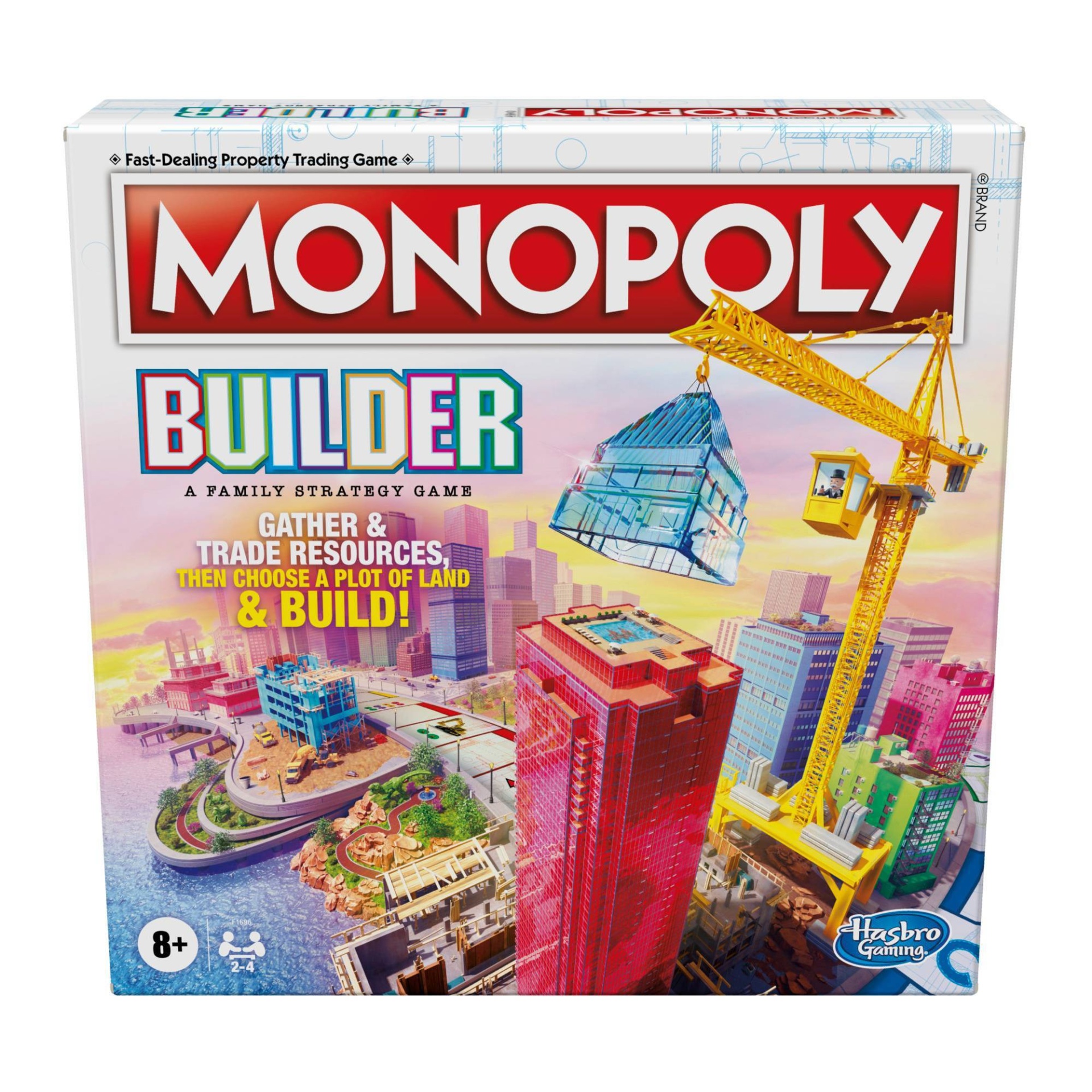 slide 1 of 6, Monopoly Builder Board Game, 1 ct