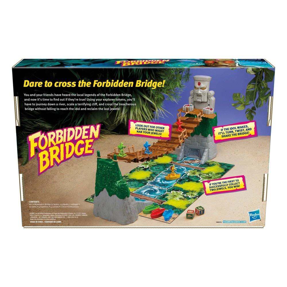 slide 4 of 10, Hasbro Forbidden Bridge Adventure Board Game, 1 ct
