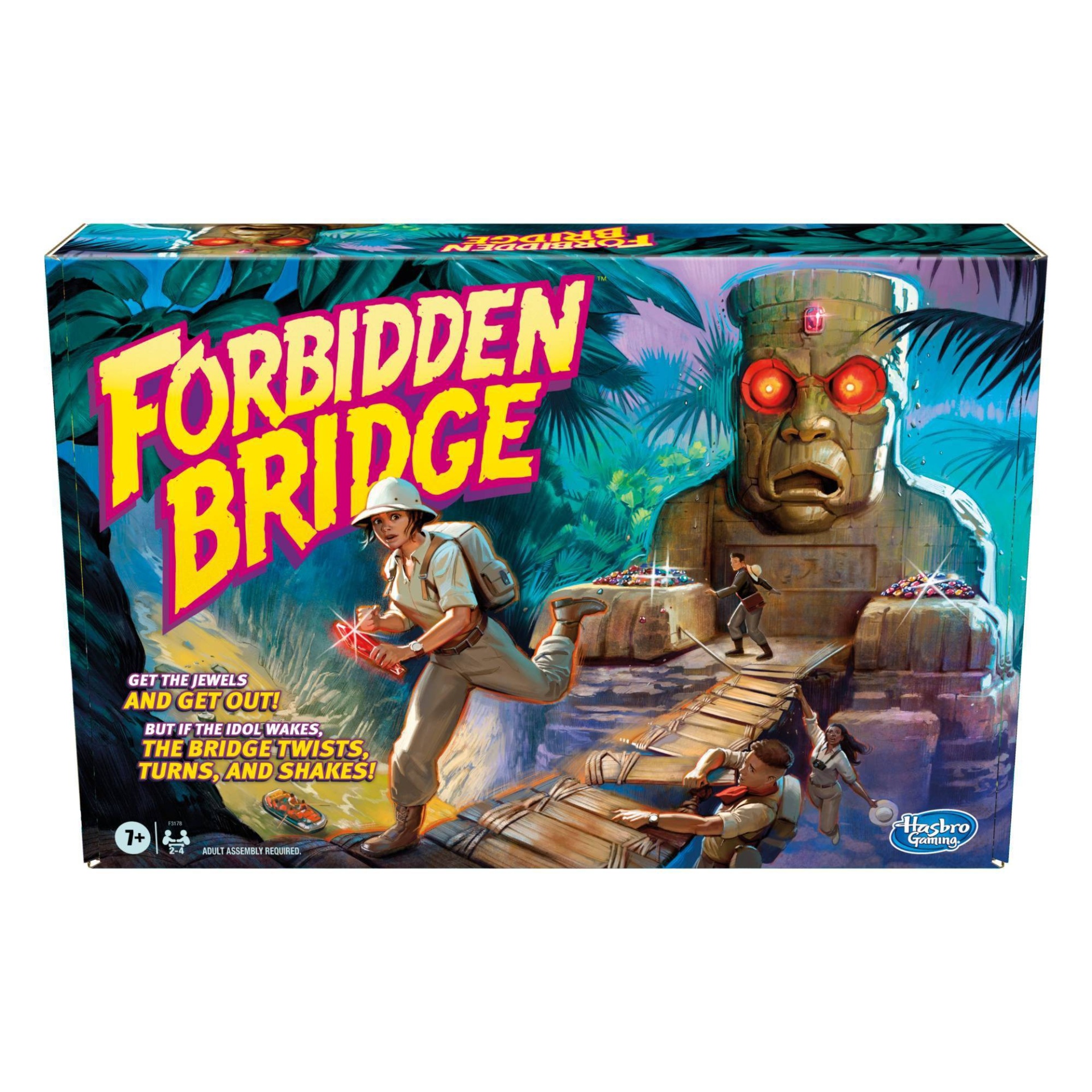 slide 1 of 10, Hasbro Forbidden Bridge Adventure Board Game, 1 ct