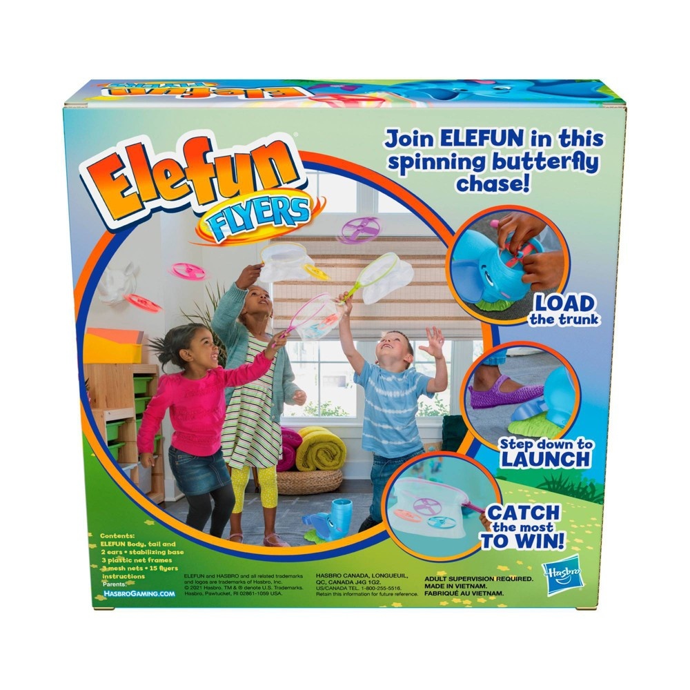 slide 3 of 5, Hasbro Elefun Flyers Butterfly Chasing Game, 1 ct