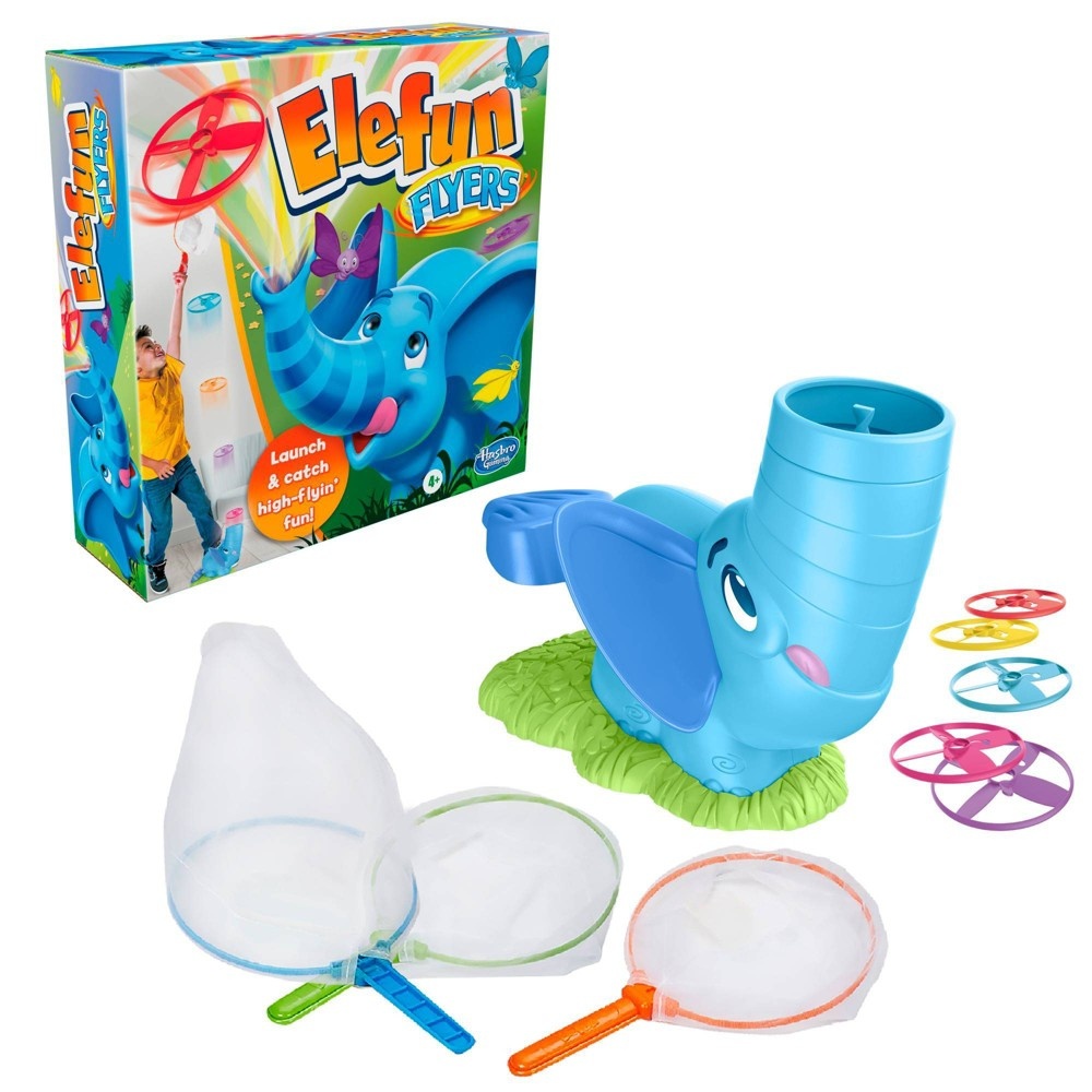 slide 4 of 5, Hasbro Elefun Flyers Butterfly Chasing Game, 1 ct