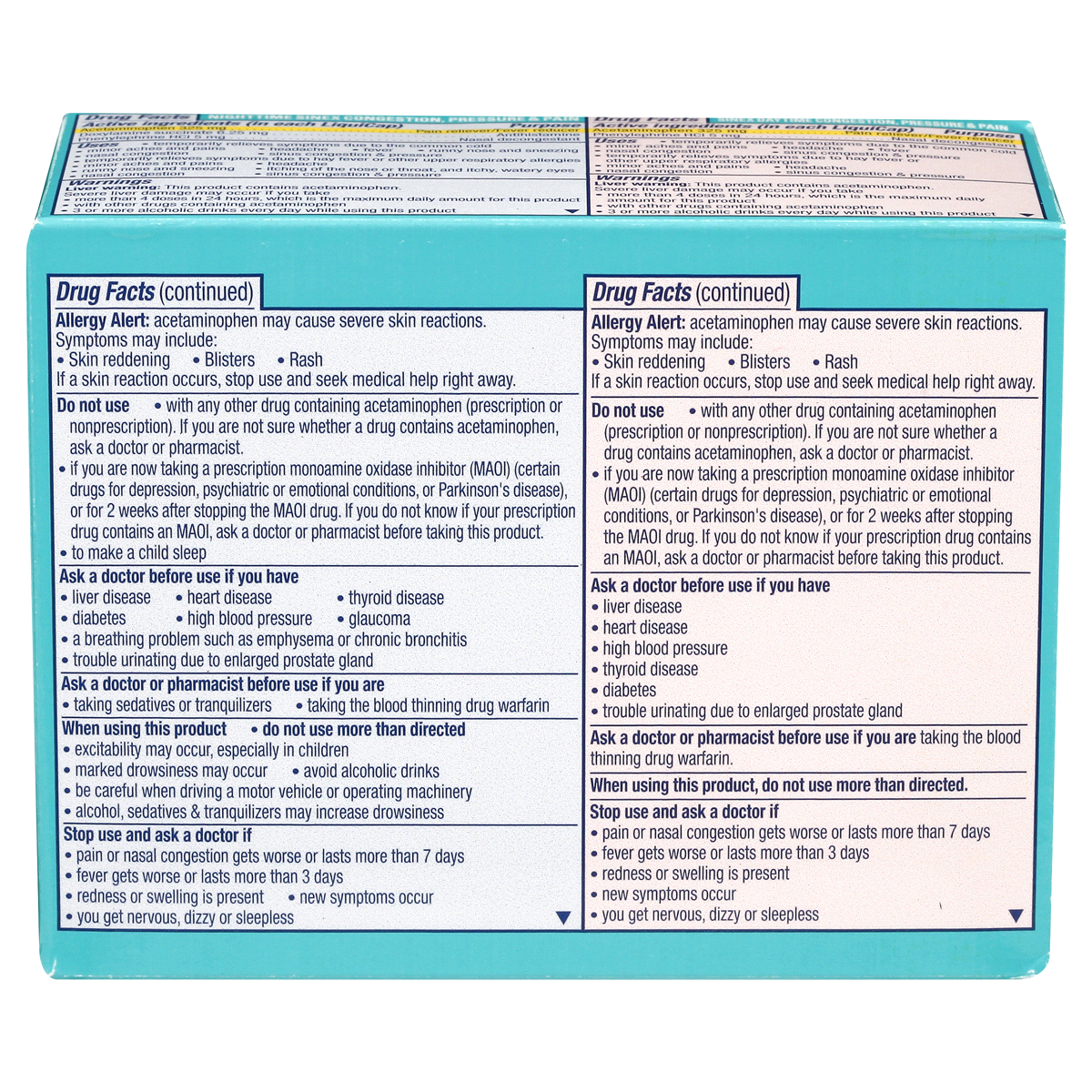 slide 6 of 7, Vicks Congestion, Pressure & Pain 48 ea, 48 ct