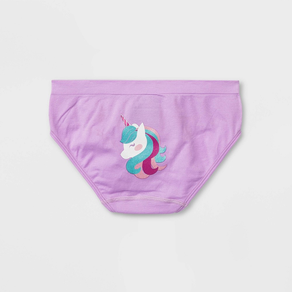 slide 3 of 3, Girls' 5pk Unicorn Seamless Hipster - Cat & Jack XL (14/16), 5 ct