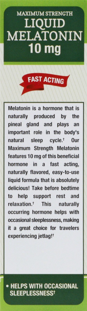 slide 3 of 7, Nature's Truth Liquid Melatonin, 2 oz