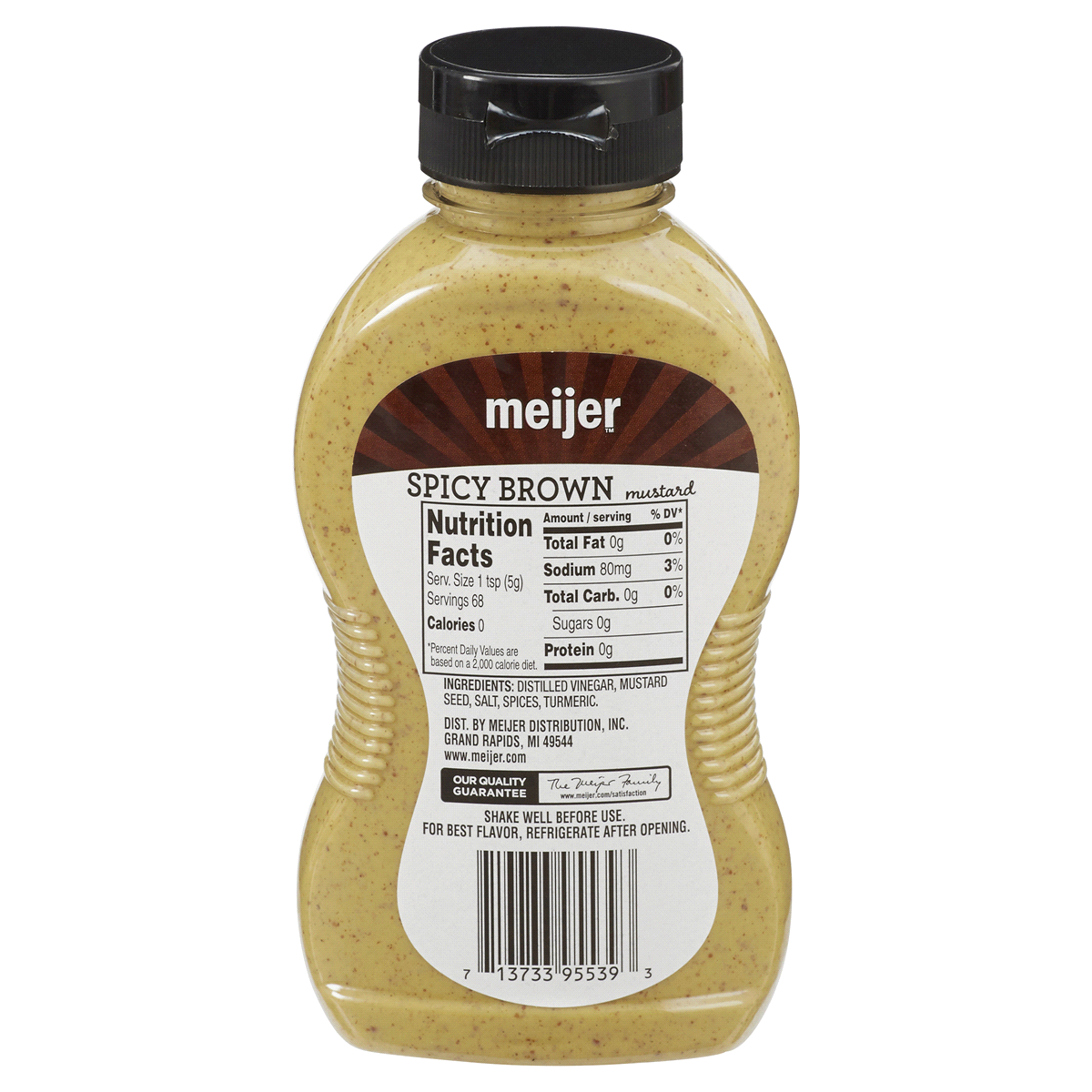 slide 2 of 2, Meijer Spicy Brown Mustard, 12 oz