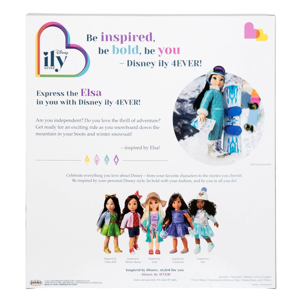 slide 3 of 7, Disney ILY 4ever 18" Elsa Inspired Deluxe Fashion and Accessory Pack, 1 ct