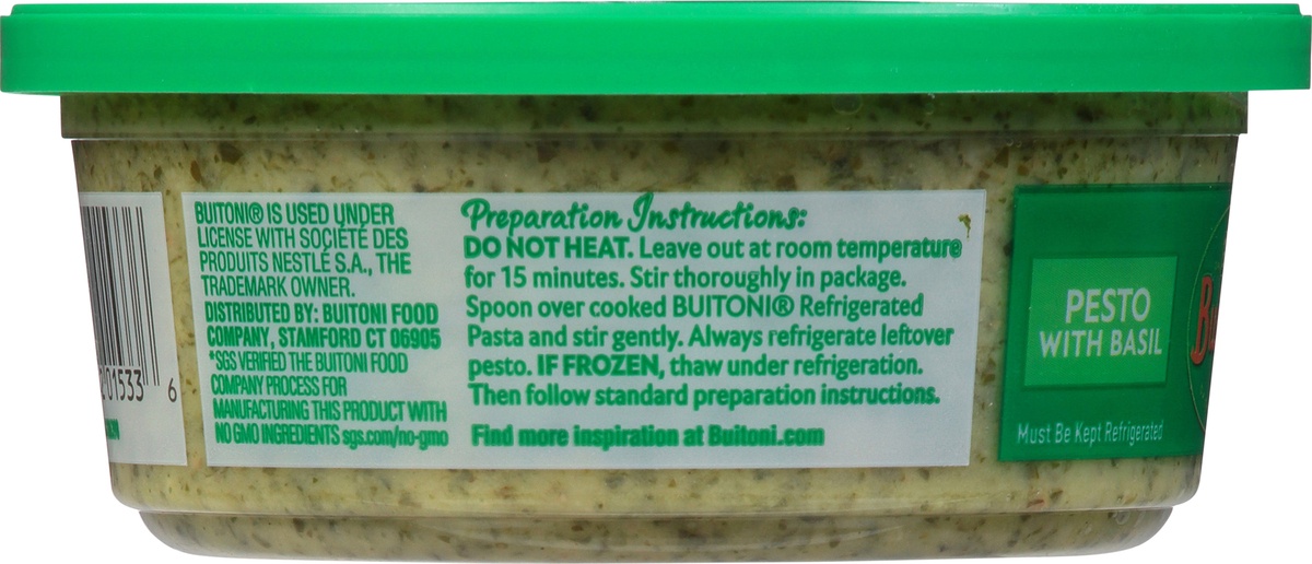 slide 7 of 9, Buitoni Pesto With Basil Refrigerated Basil Sauce, 1 ct