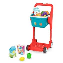 B. toys - Shopping Cart & Play Food - Shop & Glow Toy Cart