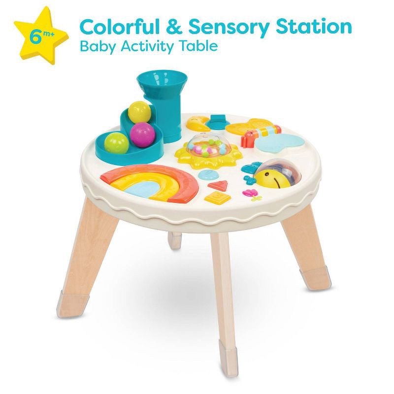 slide 3 of 9, B. play - Baby Activity Table - Colorful & Sensory Station, 1 ct