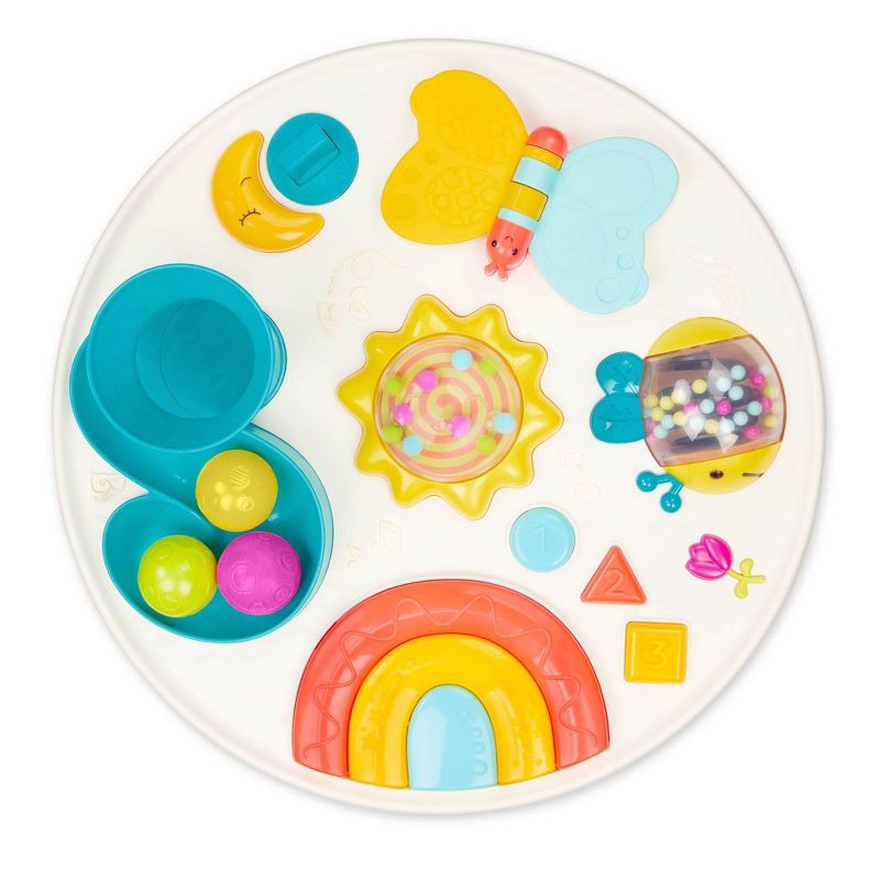 slide 6 of 9, B. play - Baby Activity Table - Colorful & Sensory Station, 1 ct