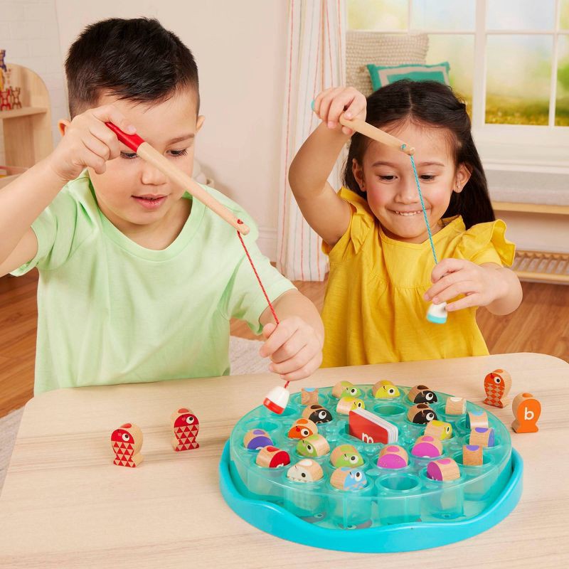 slide 2 of 8, Battat Education Magnetic Alphabet Fishing Set Game, 1 ct