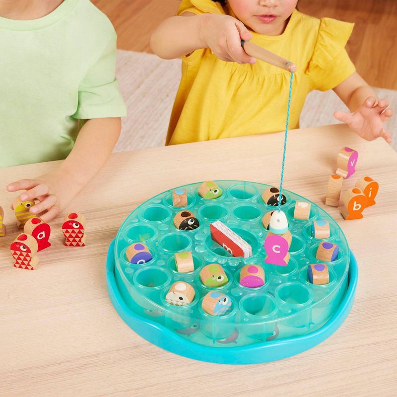 slide 3 of 8, Battat Education Magnetic Alphabet Fishing Set Game, 1 ct