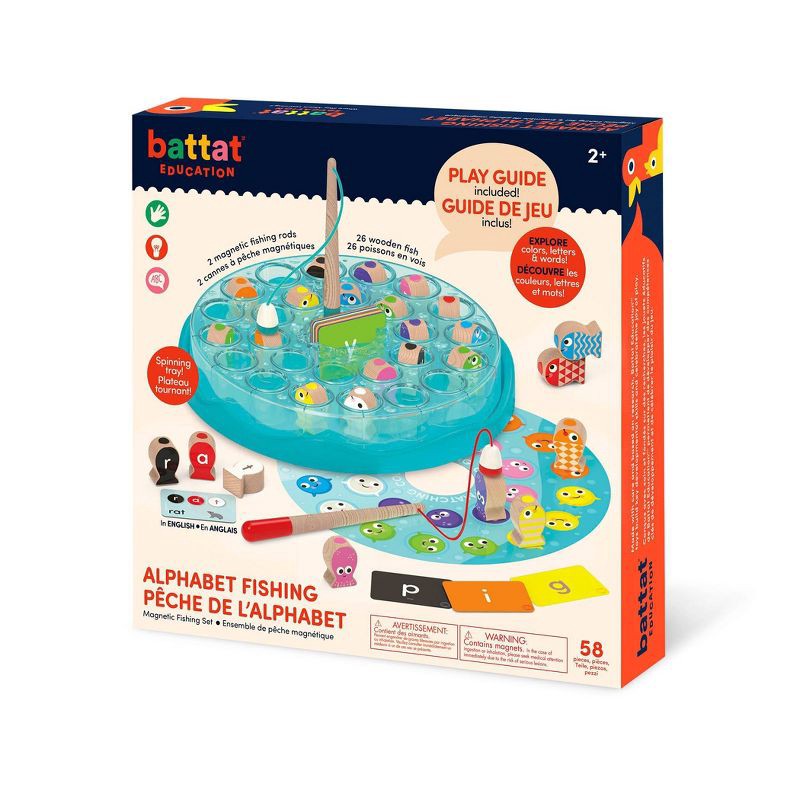 slide 8 of 8, Battat Education Magnetic Alphabet Fishing Set Game, 1 ct