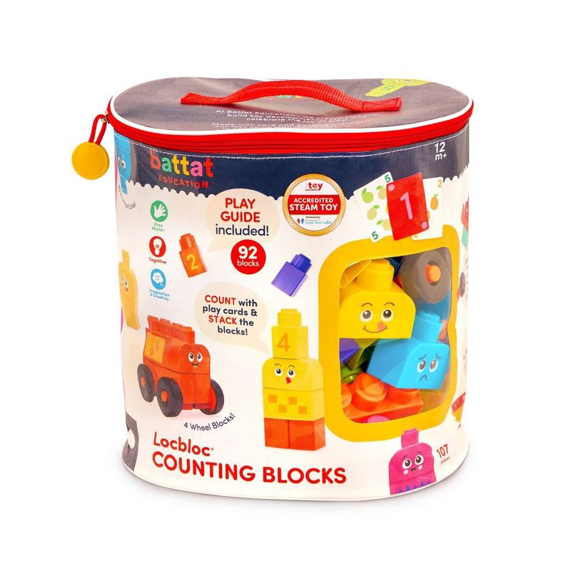 slide 6 of 9, Battat Education Locbloc Counting Blocks Building Block Set, 1 ct