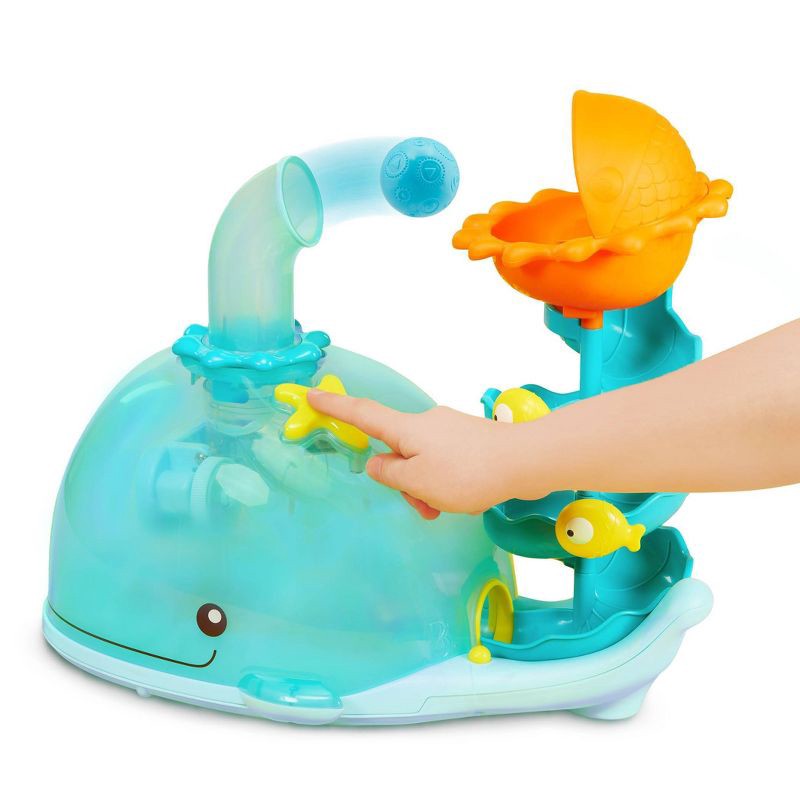 slide 7 of 8, B. toys - Musical Ball Popper - Poppity Whale Pop: Fine Motor Skills Toy with Music & Lights, 1 ct