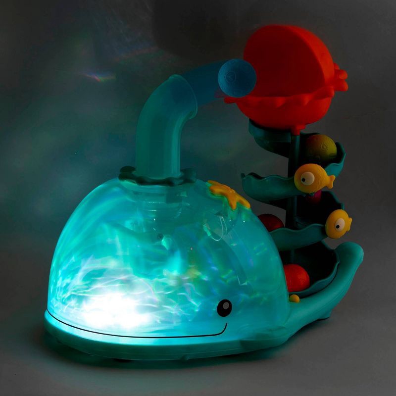 slide 8 of 8, B. toys - Musical Ball Popper - Poppity Whale Pop: Fine Motor Skills Toy with Music & Lights, 1 ct