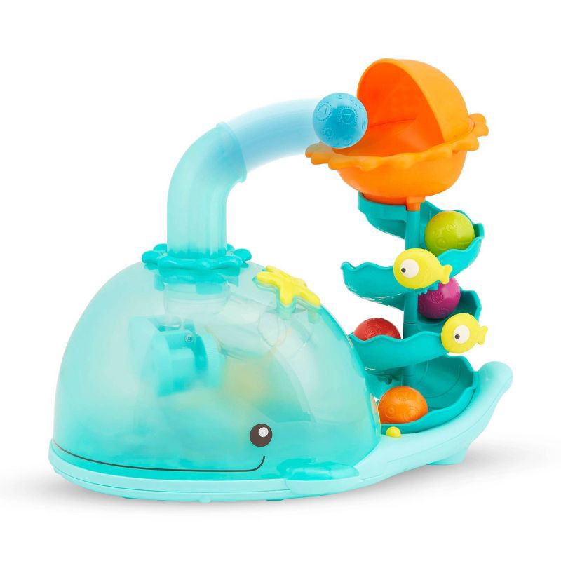 slide 1 of 8, B. toys - Musical Ball Popper - Poppity Whale Pop: Fine Motor Skills Toy with Music & Lights, 1 ct