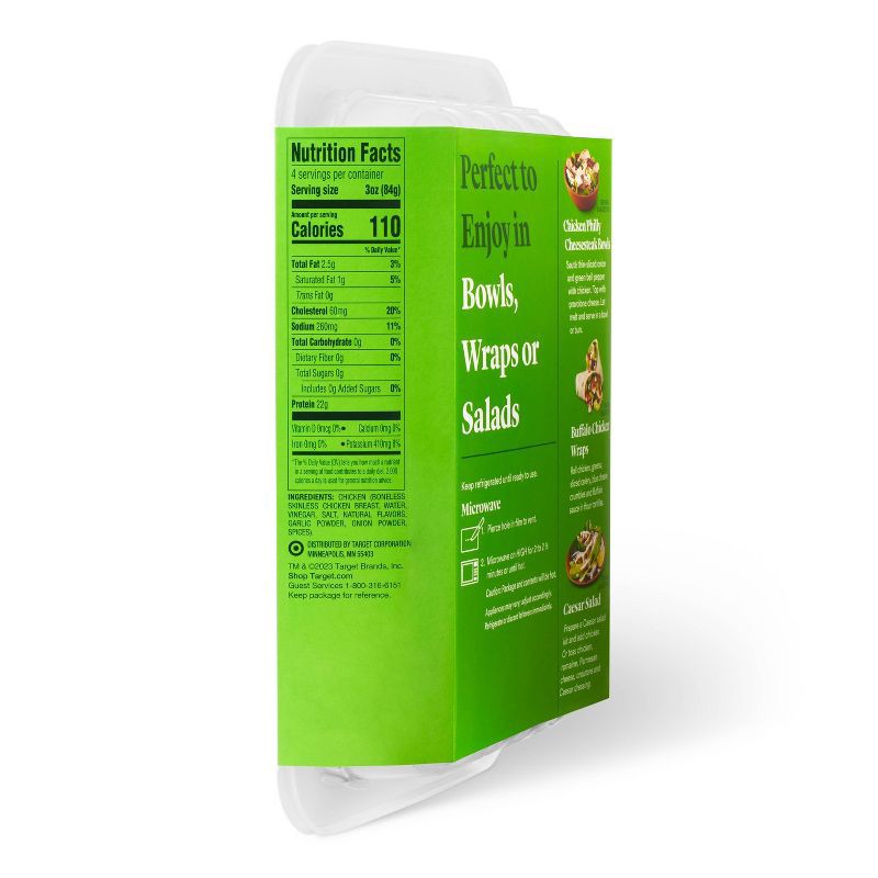 slide 2 of 5, Grilled Chicken Breast Strips - 12oz - Good & Gather™, 12 oz