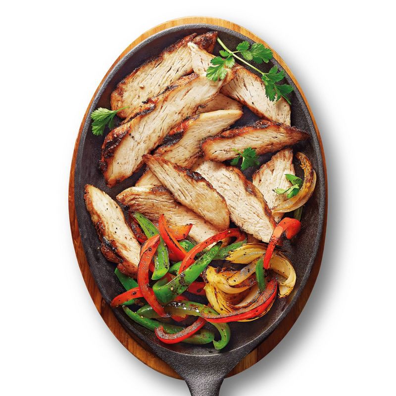 slide 4 of 5, Grilled Fajita Chicken Breast Strips - 12oz - Good & Gather™, 12 oz