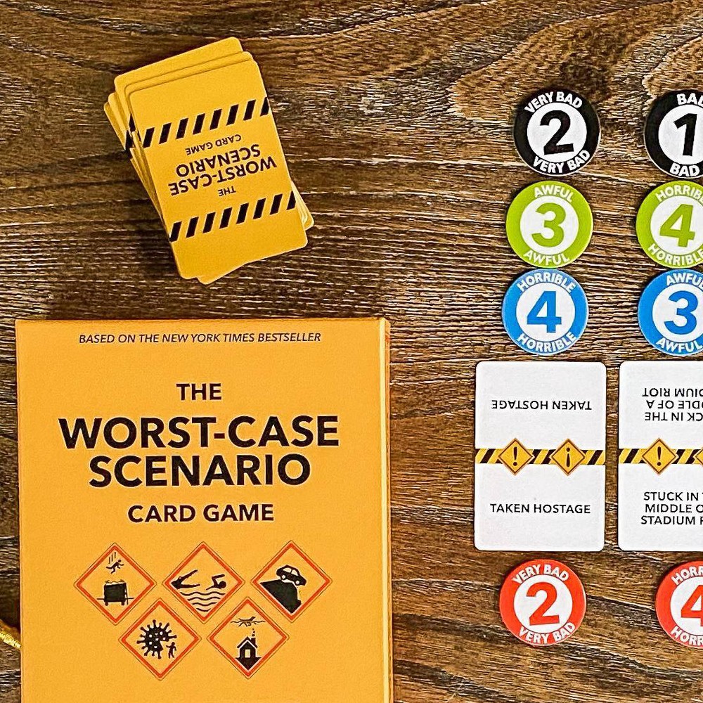 slide 5 of 5, All Things Equal The Worst-Case Scenario Card Game, 1 ct