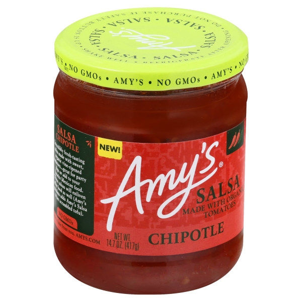 slide 1 of 1, Amy's Org Chiptle Salsa, 14 oz