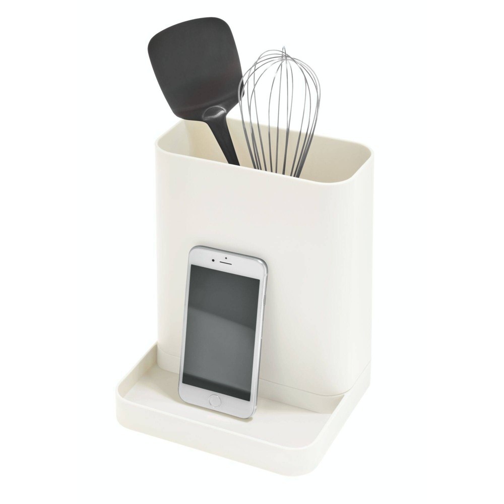 slide 5 of 5, iDESIGN Utensil & Spice Caddy - Coconut, 1 ct