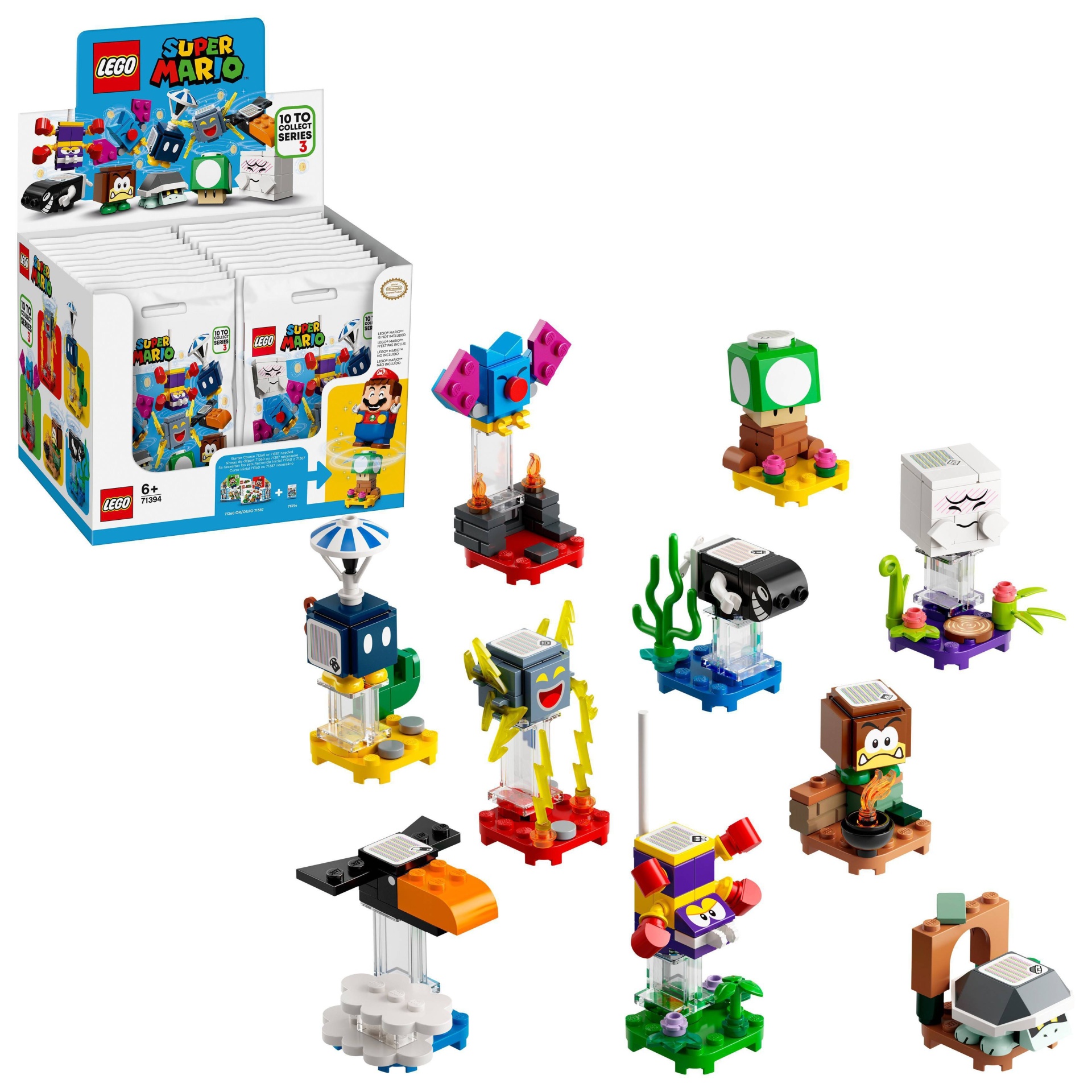 slide 1 of 6, LEGO Super Mario Character Packs - Series 3 71394 Building Kit, 1 ct