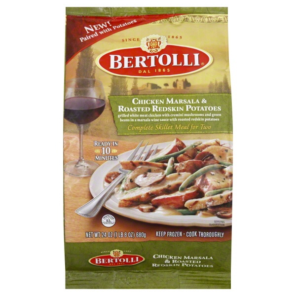 slide 1 of 1, Bertolli Meal For Two Chicken Marsala Roastd Potato, 24 oz