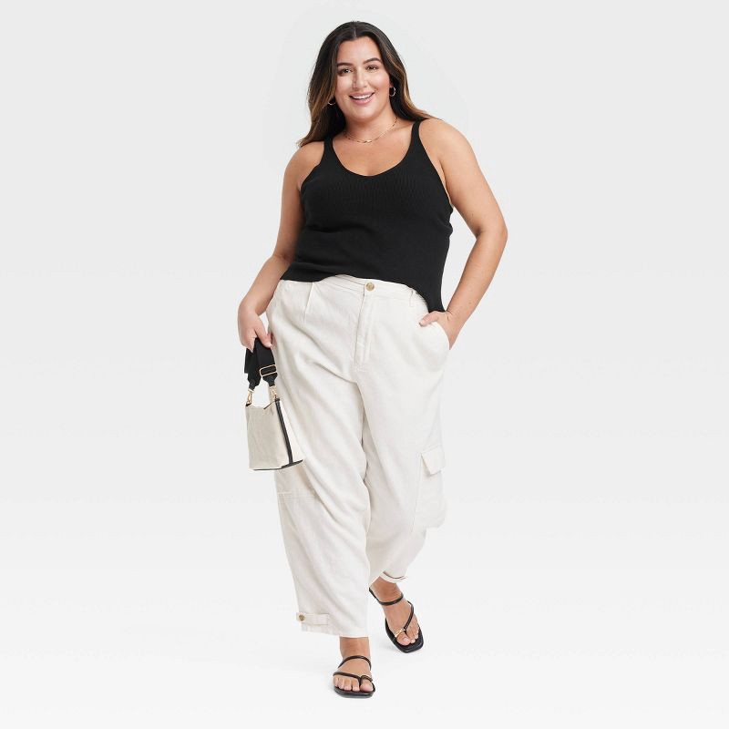 slide 3 of 10, Pipe Hoop Earring Trio Set 3pc - A New Day™ Gold: Nickel-Free Metal, Post Closure, 0.7" Width, Lightweight Design, 3 ct