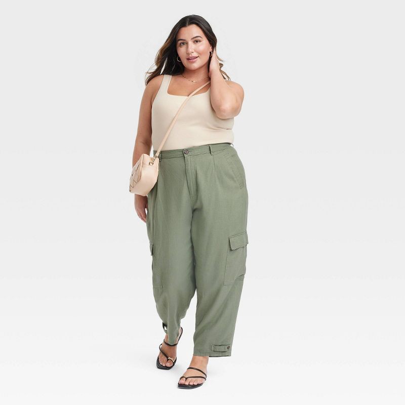 slide 4 of 10, Pipe Hoop Earring Trio Set 3pc - A New Day™ Gold: Nickel-Free Metal, Post Closure, 0.7" Width, Lightweight Design, 3 ct