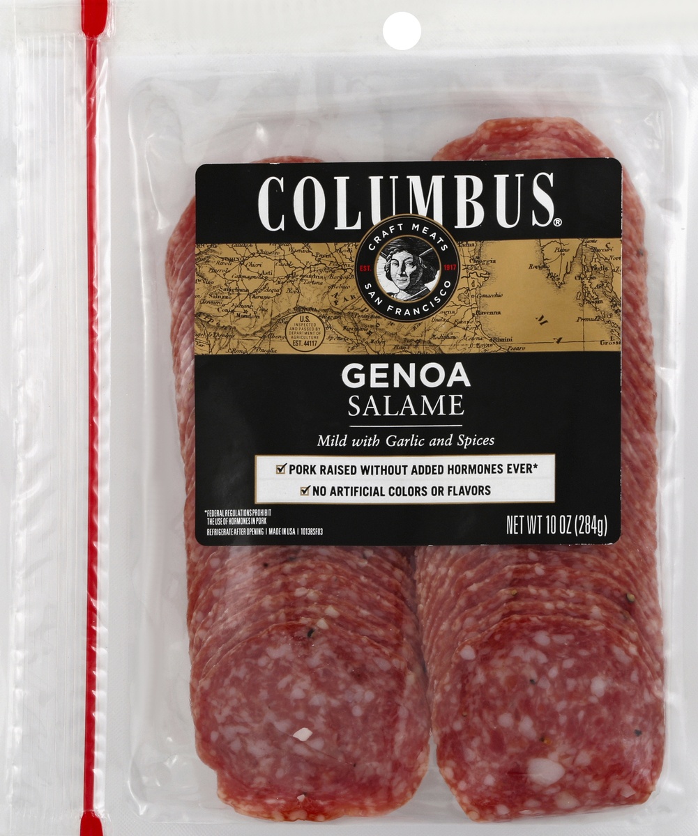 slide 4 of 7, COLUMBUS Sliced Genoa Salame, 