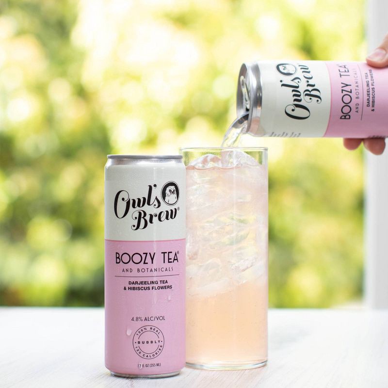 slide 6 of 8, Owl's Brew Par-Tea Boozy Tea Variety Pack - 6pk/12 fl oz Cans, 6 ct; 12 fl oz
