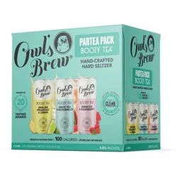 Owl's Brew Par-Tea Boozy Tea Variety Pack - 6pk/12 fl oz Cans