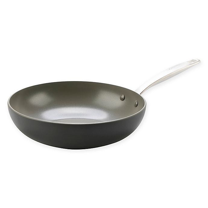 slide 1 of 6, GreenPan Chatham Ceramic Nonstick Wok - Grey, 11 in