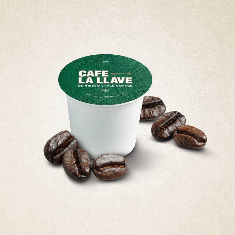 slide 3 of 6, Cafe La Llave Espresso Roast Single Serve Coffee - 24ct, 24 ct