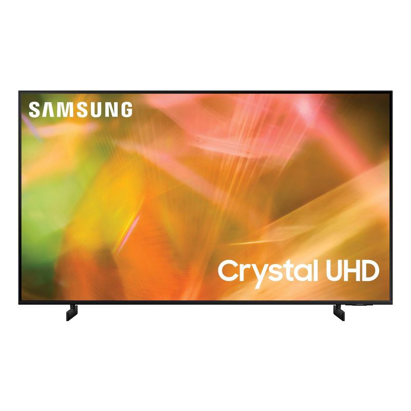 slide 1 of 1, Samsung 50" Smart 4K UHD TV (UN50AU8000) - Black, 1 ct