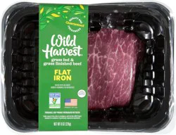 Wild Harvest Grass Fed/finsh Beef Flat Iron Steak