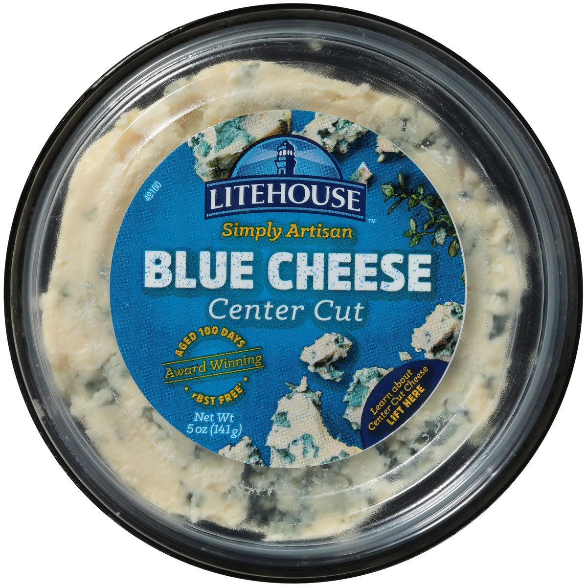 slide 4 of 7, Litehouse Simply Artisan Reserve Blue Cheese Center Cut, 5 oz