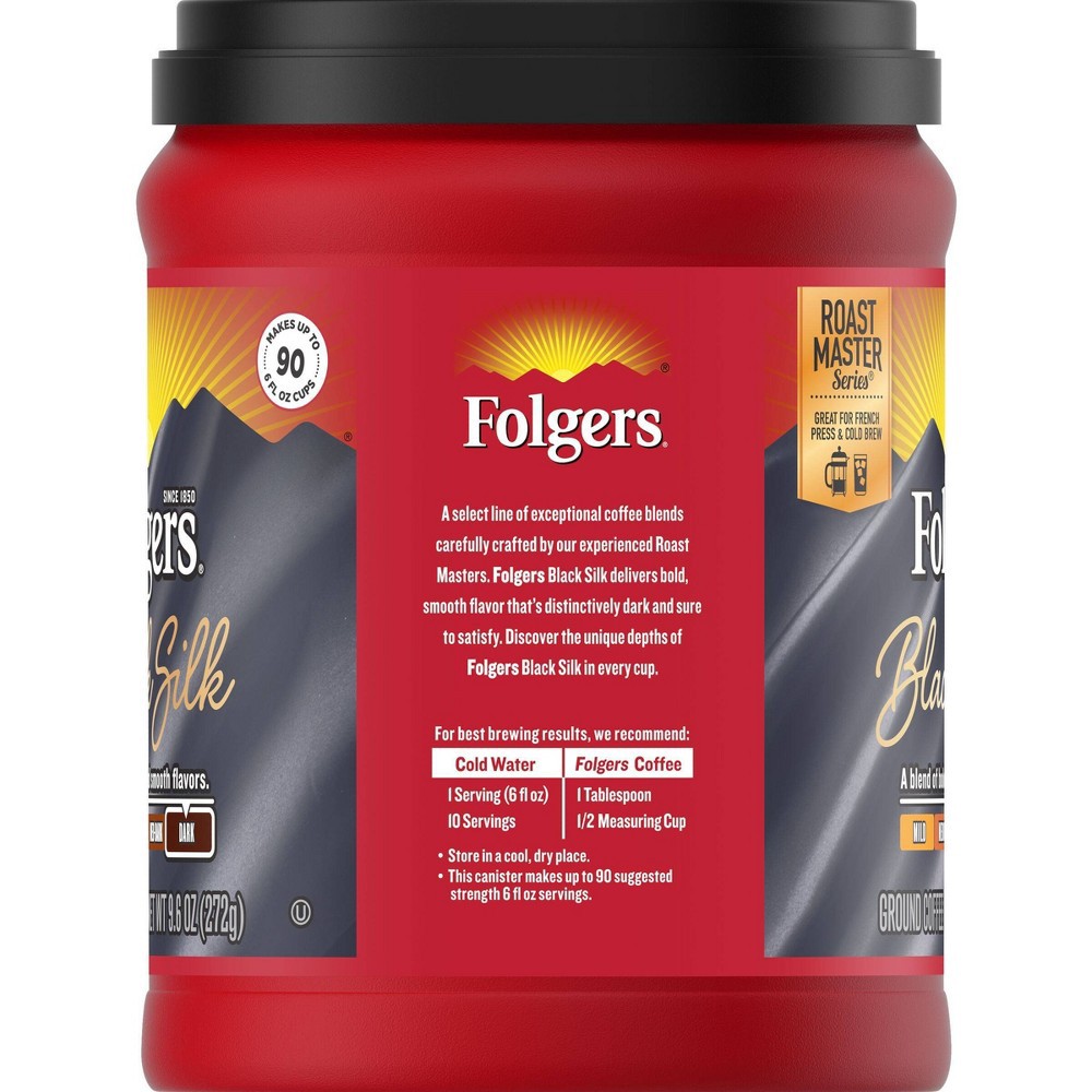 Folgers Black Silk Roast Coffee - 9.6oz 9.6 oz | Shipt