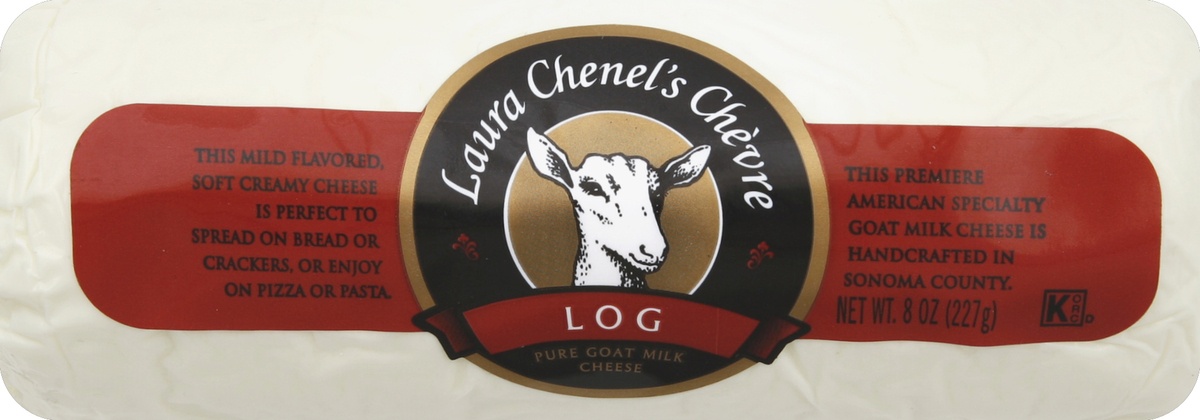 slide 3 of 5, Laura Chenel's Original Goat Cheese Log, 8 oz