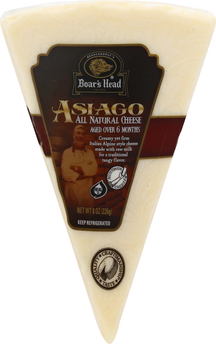 slide 6 of 9, Boar's Head Asiago Cheese, 8 oz